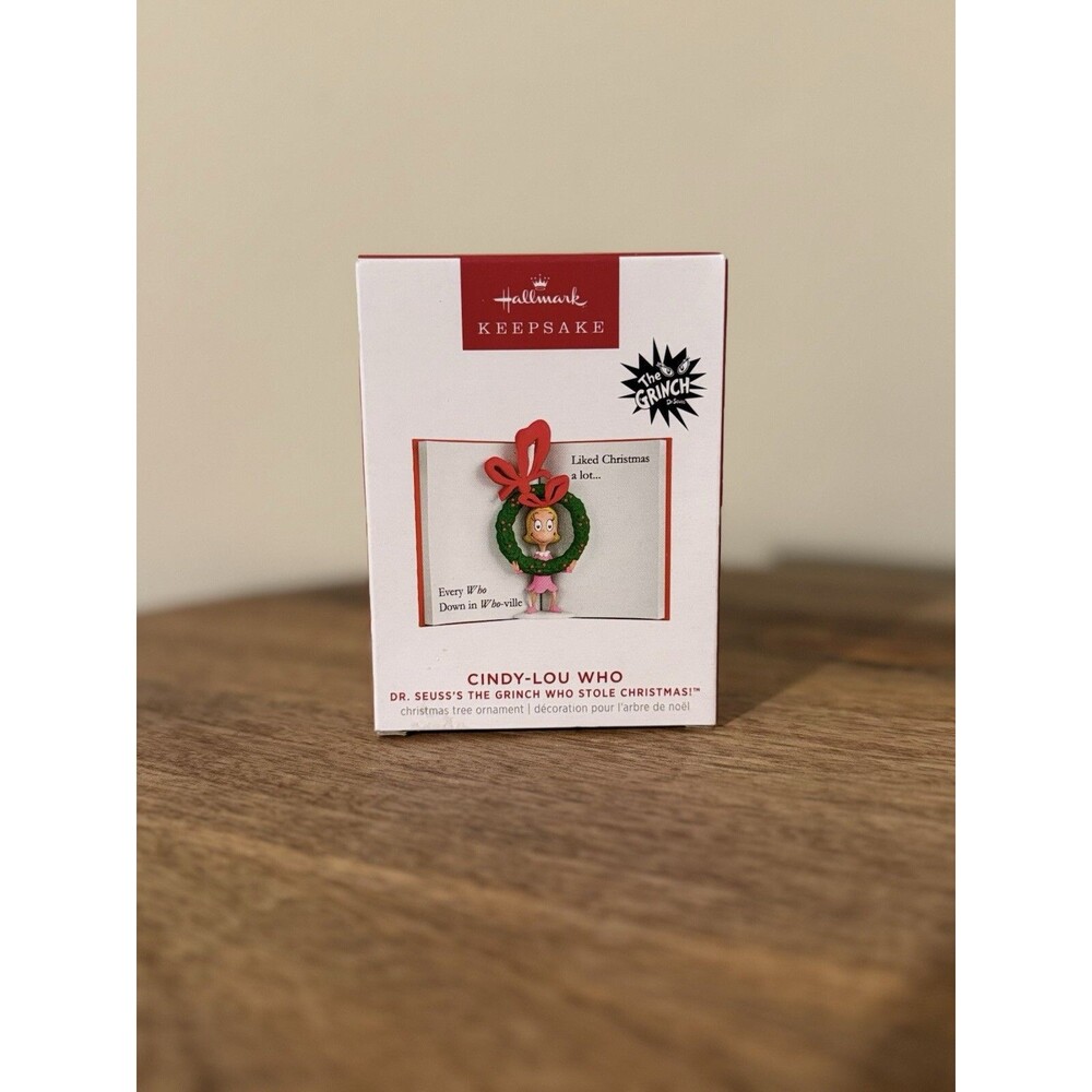 Hallmark Keepsake Ornament Cindy-Lou Who The Grinch Who Stole Christmas
